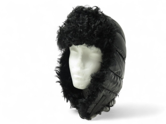 bonnet moncler a rabat chapka en nylon noir t s 50 a