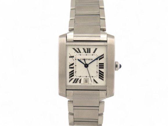 montre cartier tank francaise gm 2302 33 automatique