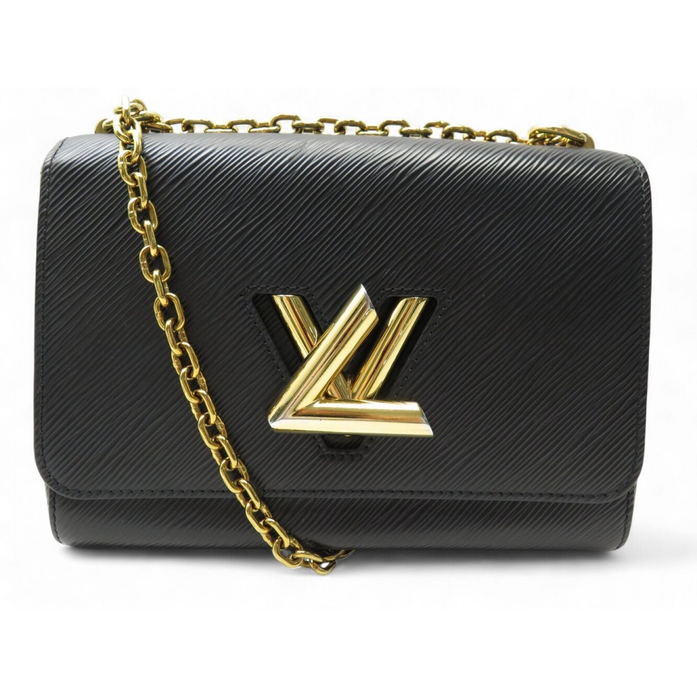 SAC A MAIN LOUIS VUITTON TWIST MM M21110 EN CUIR EPI NOIR BANDOULIERE BAG 3800€