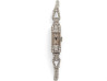  montre epoque art deco diamants 0.8ct platine