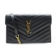 NEUF SAC A MAIN SAINT LAURENT CASSANDRE ENVELOPPE CHAIN WALLET 393953 BAG 950€