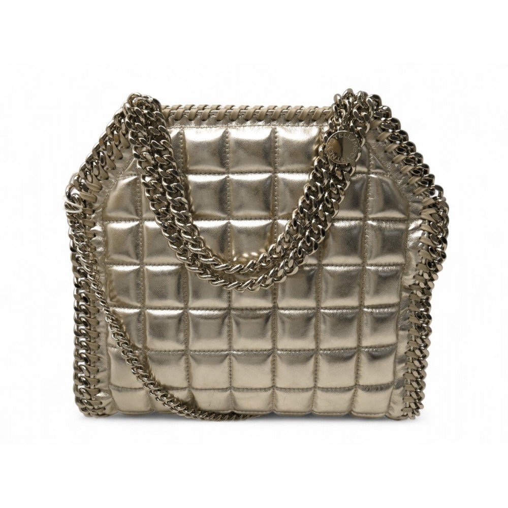 NEUF SAC A MAIN STELLA MC CARTNEY FALABELLA 371223W MINI CABAS MATELLASSE 1095€