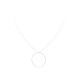 COLLIER GINETTE NY WHITE CIRCLE ON CHAIN CCE001G EN OR BLANC 18K NECKLACE 650€