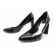 CHAUSSURES CHRISTIAN DIOR ESCARPINS CHUNKY CANNAGE 40 CUIR VERNI NOIR SHOES 300€