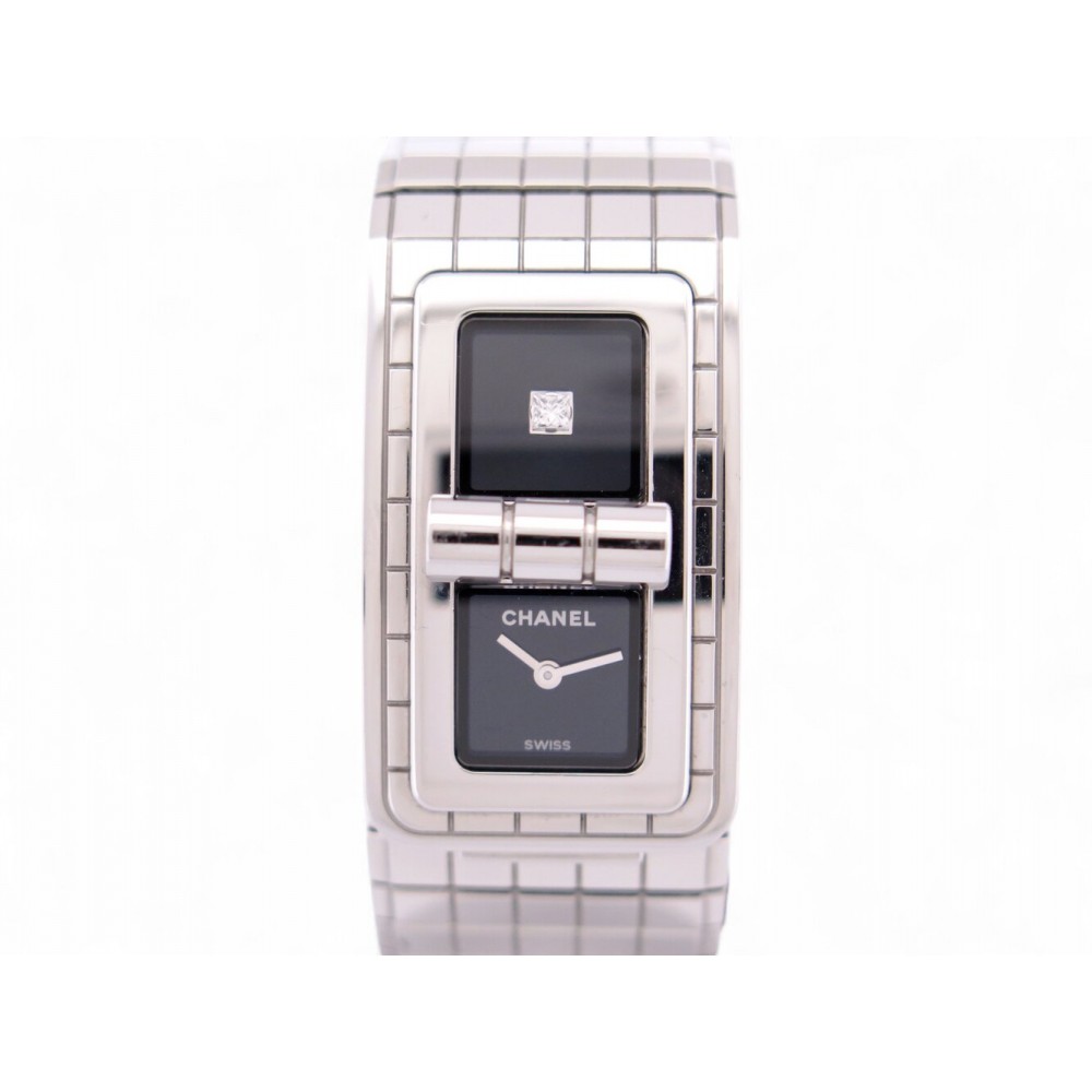 NEUF MONTRE CHANEL CODE COCO H5144 DIAMANT EN ACIER GARANTIE QUARTZ WATCH 4500€