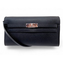 NEUF SAC PORTEFEUILLE HERMES KELLY TO GO 2024 CUIR EPSOM BANDOULIERE WALLET BAG