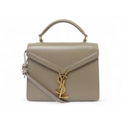 NEUF SAC A MAIN SAINT LAURENT 623930 CASSANDRA TOP HANDLE MINI CUIR GRAINE 2300€