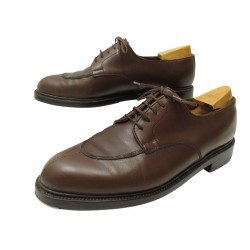 CHAUSSURES JM WESTON DEMI CHASSE 598 7C 41 DERBY CUIR MARRON + EMBAUCHOIRS 1010€