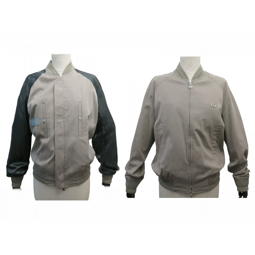NEUF BLOUSON REVERSIBLE DIOR X KENNY SCHARF 193C407A5170 BOMBER 44 L VESTE 3600€
