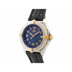 VINTAGE MONTRE BREITLING WINGS LADY B67050 ACIER ET OR 30 MM +BOITE QUARTZ WATCH