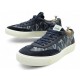 NEUF CHAUSSURES DIOR BASKETS B101 TOILE CD DIAMOND BLEUE 40 BOITE SNEAKERS 990€