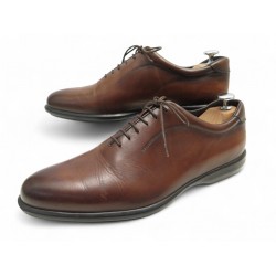 CHAUSSURES BERLUTI S4140 AMADEO PERUGIA EN CUIR MARRON MOGANO 7 41 SHOES 2080€