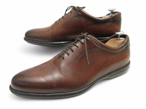chaussures berluti s4140 amadeo perugia en cuir marron