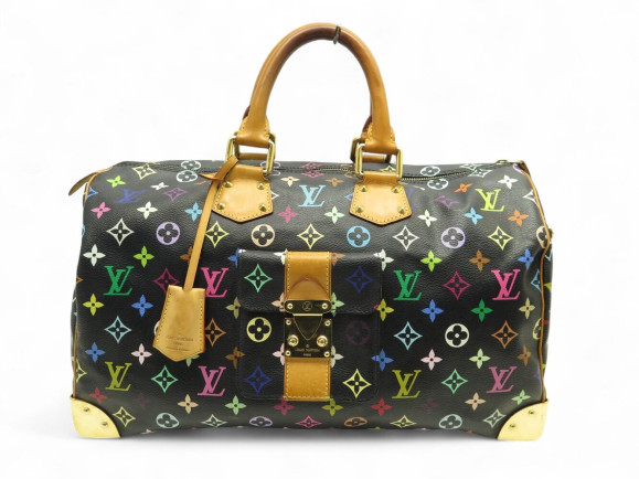 sac a main louis vuitton x murakami speedy 40 toile