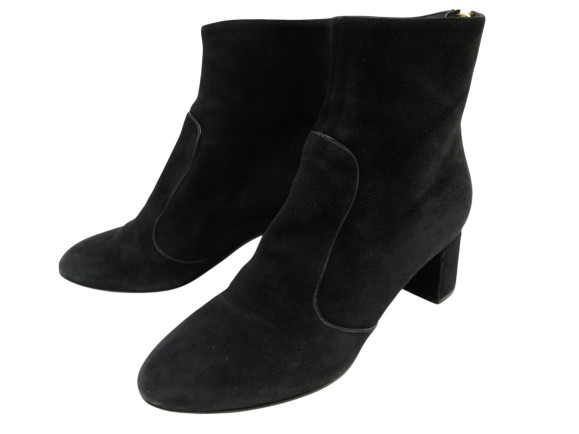 chaussures bottines louis vuitton ankle boots 39 en