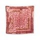 FOULARD LOUIS VUITTON TRUNKS MONOGRAM CARRE 70 CM EN SOIE ROSE SILK SCARF 370€