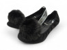 chaussures ballerines louis vuitton pompom 39 daim
