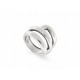 BAGUE HERMES SPIRALE T 54 EN ARGENT MASSIF 925 12.4GR + ECRIN SLIVER RING 620€