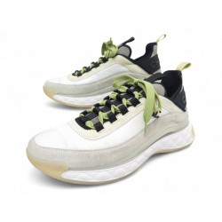 NEUF CHAUSSURES CHANEL BASKETS LOW TOP TRAINER G35617 39.5 SNEAKERS SHOES 1250€