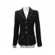NEUF VESTE CINTREE CHANEL P37347 S 36 EN LAINE NOIRE BLACK WHOOL JACKET 7700€
