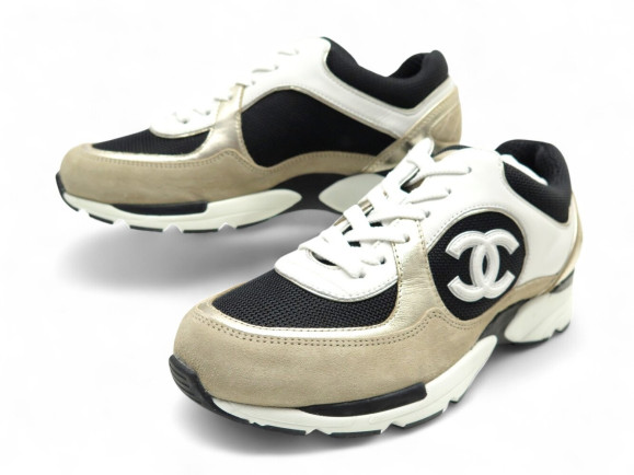 chaussures chanel baskets g39066 38 en toile