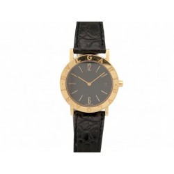 VINTAGE MONTRE BULGARI BB33GL 33MM OR JAUNE 18K BRACELET CROCO GOLD QUARTZ WATCH VINTAGE MONTRE BULGARI BB33GL 33MM OR JAUNE 18K BRACELET CROCO GOLD QUARTZ WATCH
