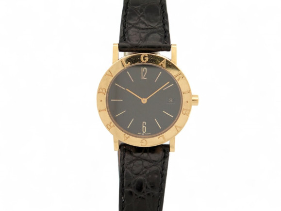  montre bulgari bb33gl 33mm or jaune 18k