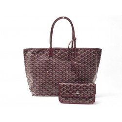 NEUF SAC A MAIN GOYARD SAINT LOUIS PM TOILE GOYARDINE BORDEAUX POCHETTE TOTE BAG