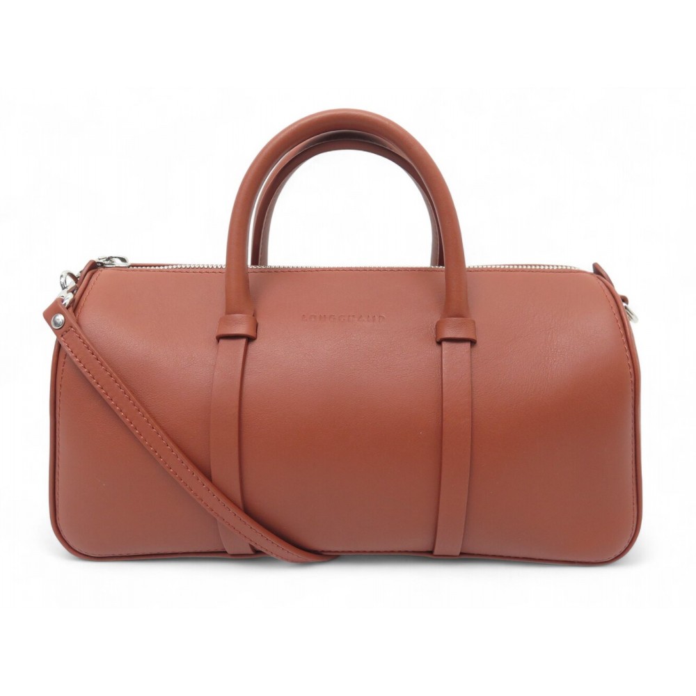 NEUF SAC A MAIN LONGCHAMP DAYLONG M 10271HFK504 CUIR COGNAC BANDOULIERE BAG 790€