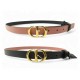 NEUF CEINTURE CHRISTIAN DIOR MONTAIGNE FINE REVERSIBLE T90 BOUCLE LOGO CD 590€