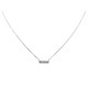 NEUF COLLIER VANRYCKE MEDELLIN 5 DIAMANTS CM6B1-01 EN OR BLANC NEW NECKLACE 750€