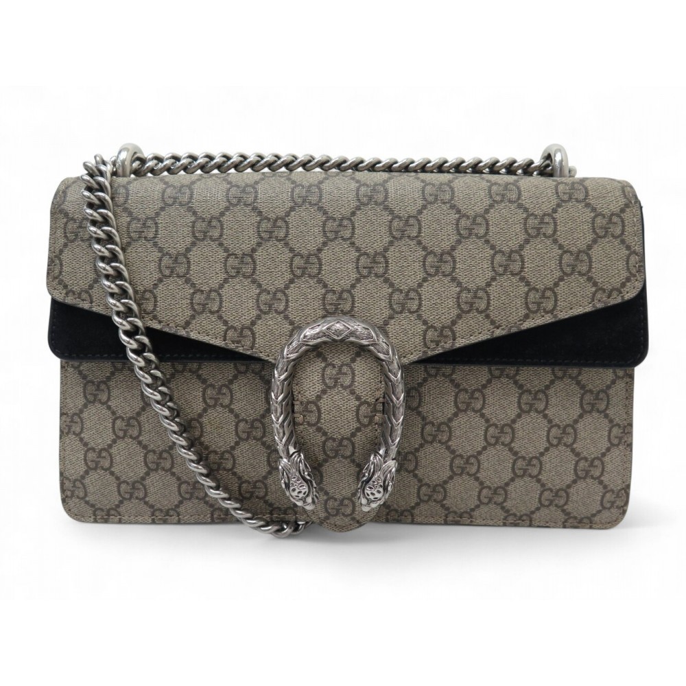 SAC A MAIN GUCCI DIONYSUS MM 400249 EN TOILE SUPREME GG BANDOULIERE PURSE 2700€