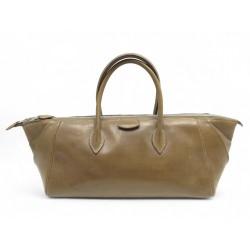 SAC A MAIN HERMES PARIS BOMBAY 27 CM EN CUIR BOX MARRON BROWN LEATHER HAND BAG