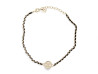 collier chanel ras de cou logo cc choker aba006