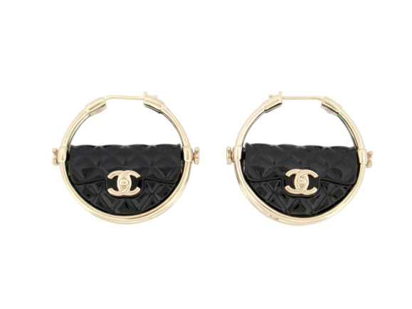 boucles d'oreilles chanel ab9850 creoles sac