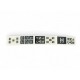 BARRETTE CHANEL LOGO CC NUMERO 5 NOIRE BLANCHE BIJOU DE CHEVEUX HAIR CLIP 590€