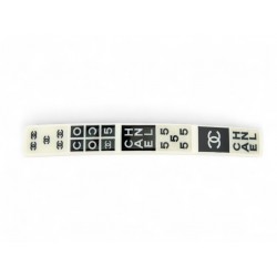 BARRETTE CHANEL LOGO CC NUMERO 5 NOIRE BLANCHE BIJOU DE CHEVEUX HAIR CLIP 590€