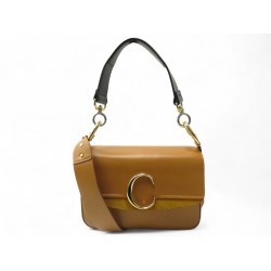 SAC A MAIN CHLOE C 2 WAY PM EN CUIR CAMEL PORTE BANDOULIERE HAND BAG 2019 1990€