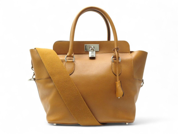 sac a main hermes toolbox 26 en cuir clemence gold