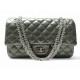 SAC A MAIN CHANEL 2.55 MEDIUM EN CUIR MATELASSE ARGENTE BANDOULIERE PURSE 10300€