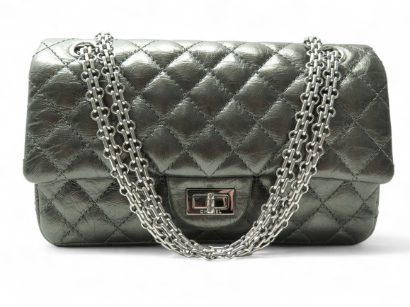 sac a main chanel 2.55 medium en cuir matelasse
