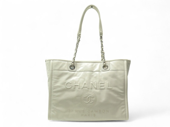  sac a main chanel cabas deauville cambon mm en