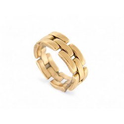 BAGUE CARTIER PANTHERE MAILLONS T53 EN OR JAUNE 18K 9.8 GR GOLD LINK RING 2480€