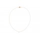 NEUF COLLIER CHOCKER VANRYCKE STARDUST DIAMANT 0.04CT OR ROSE 18K NECKLACE 680€