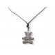 COLLIER PENDENTIF POMELLATO ORSETTO BEAR HUG EN ARGENT MASSIF 925 + BOITE SILVER