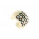 BAGUE CHANEL COCO COLLECTION 2001 T53 EN RESINE CREME CREAM RESIN RING 620€