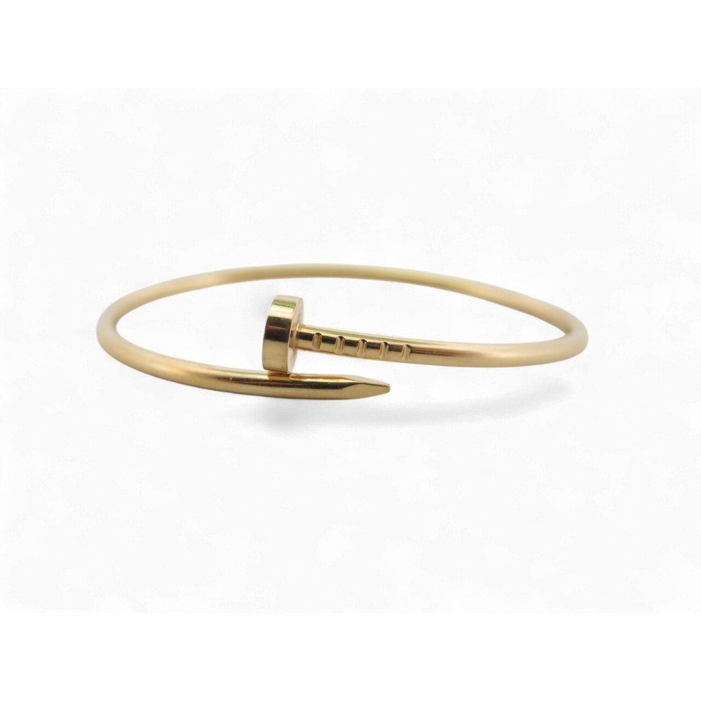 BRACELET CARTIER JUSTE UN CLOU PM B6062617 T15 OR JAUNE 18K BANGLE + BOITE 4150€