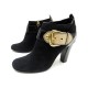 NEUF CHAUSSURES GIUSEPPE ZANOTTI 38.5 BOTTINES DAIM NOIR LOW BOOTS BLACK 750€