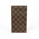 PORTE CHEQUIER LOUIS VUITTON EN TOILE DAMIER EBENE CARTE CHECKBOOK HOLDER 590€