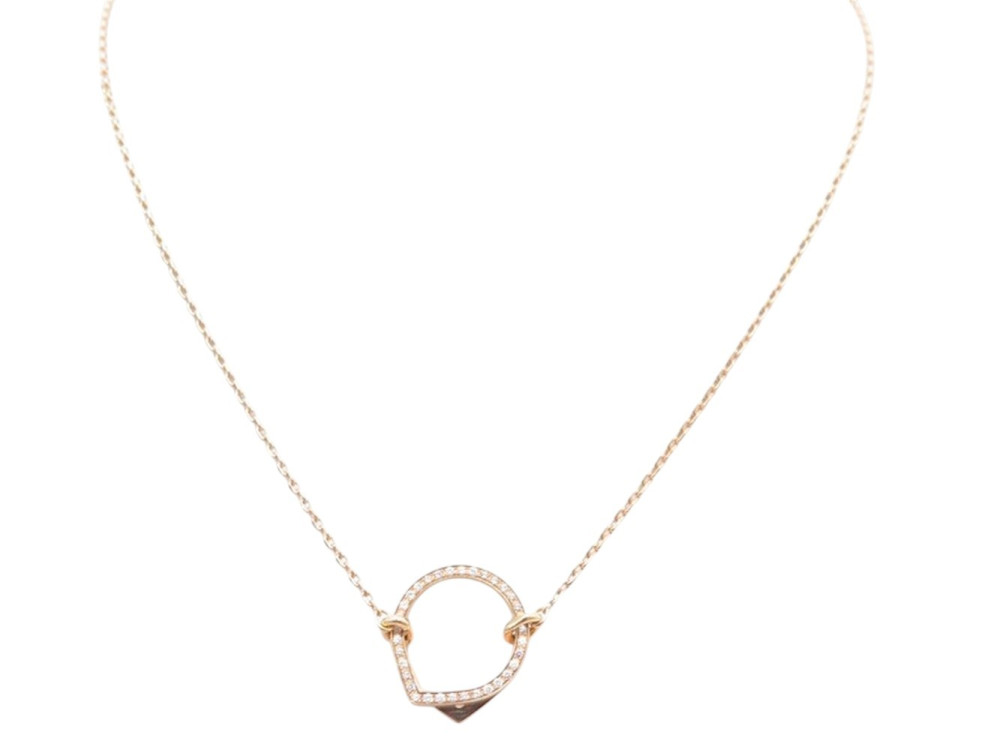  collier repossi antifer pendentif en or rose 18k